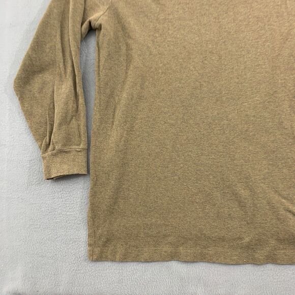 Polo Ralph Lauren Polo Shirt Mens XL Long Sleeve Cotton Brown Collared - Picture 14 of 16